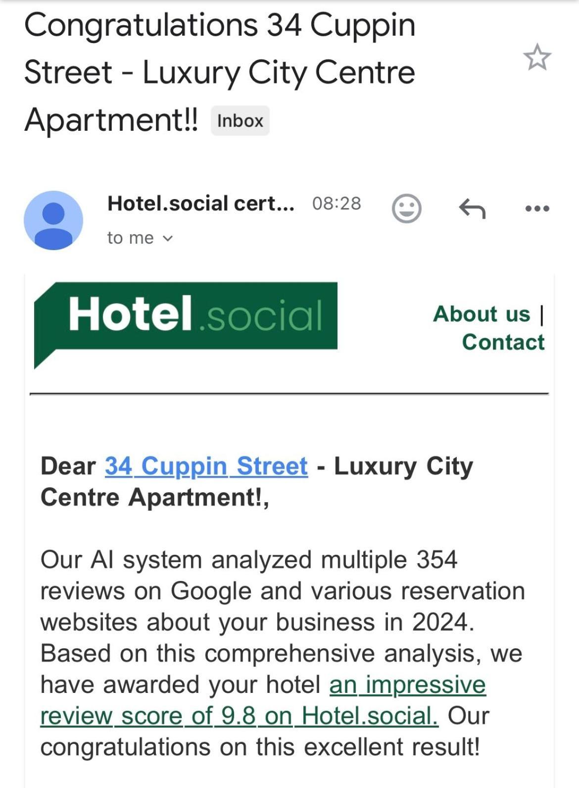 34 Cuppin Street - Luxury City Centre Apartment! 切斯特 外观 照片